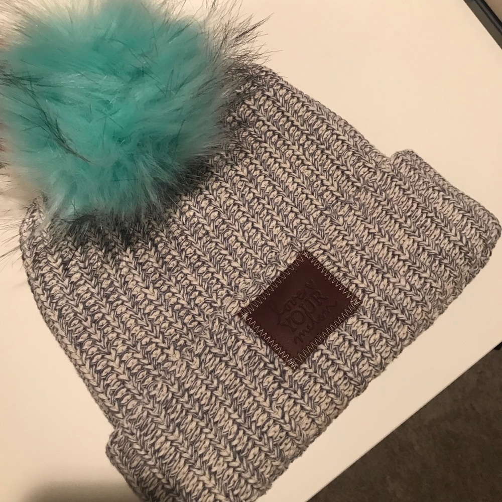 Love your melon puff ball hat
